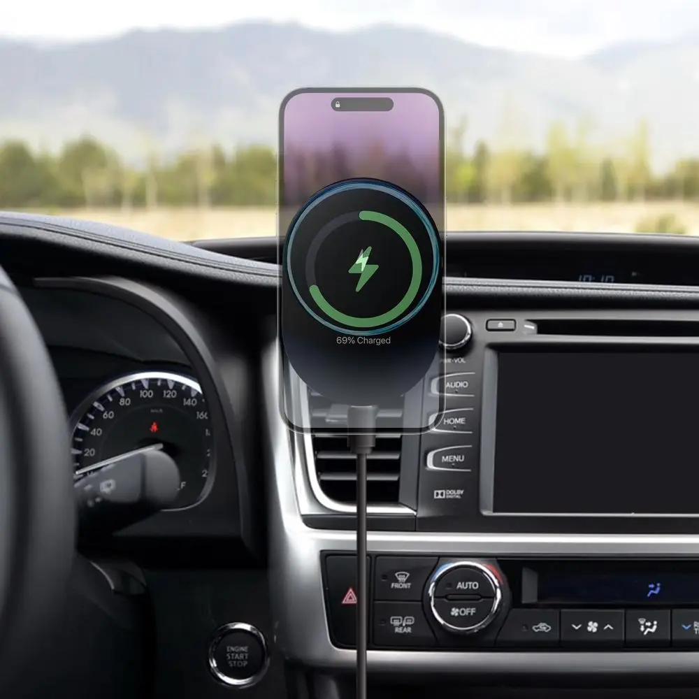 

Высокопроизводительное зарядное устройство с интеллектуальным охлаждением и быстрой зарядкой 15 Вт, совместимое с iPhone серий 17/16/15/14/13/12/Mini