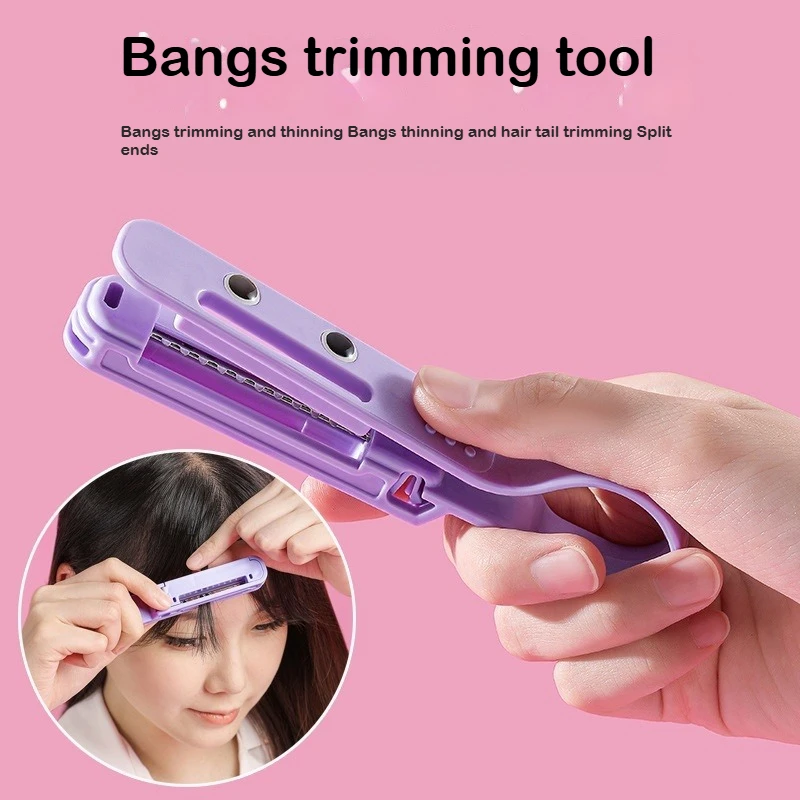 

Portable Bangs Cutting Thinning Combs Fashion DIY Hair Cutting Clip Comb Hairtail Cutter TRimming Hairstyle Typing Trim Tools