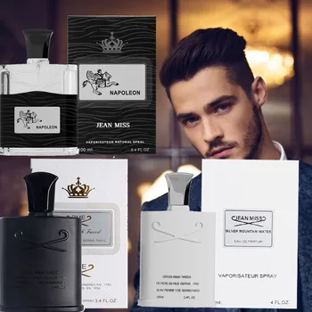 Perfume corporal masculino 100ml fragrância de longa duração fragrância leve prata montanha primavera perfume fresco e desodorizante