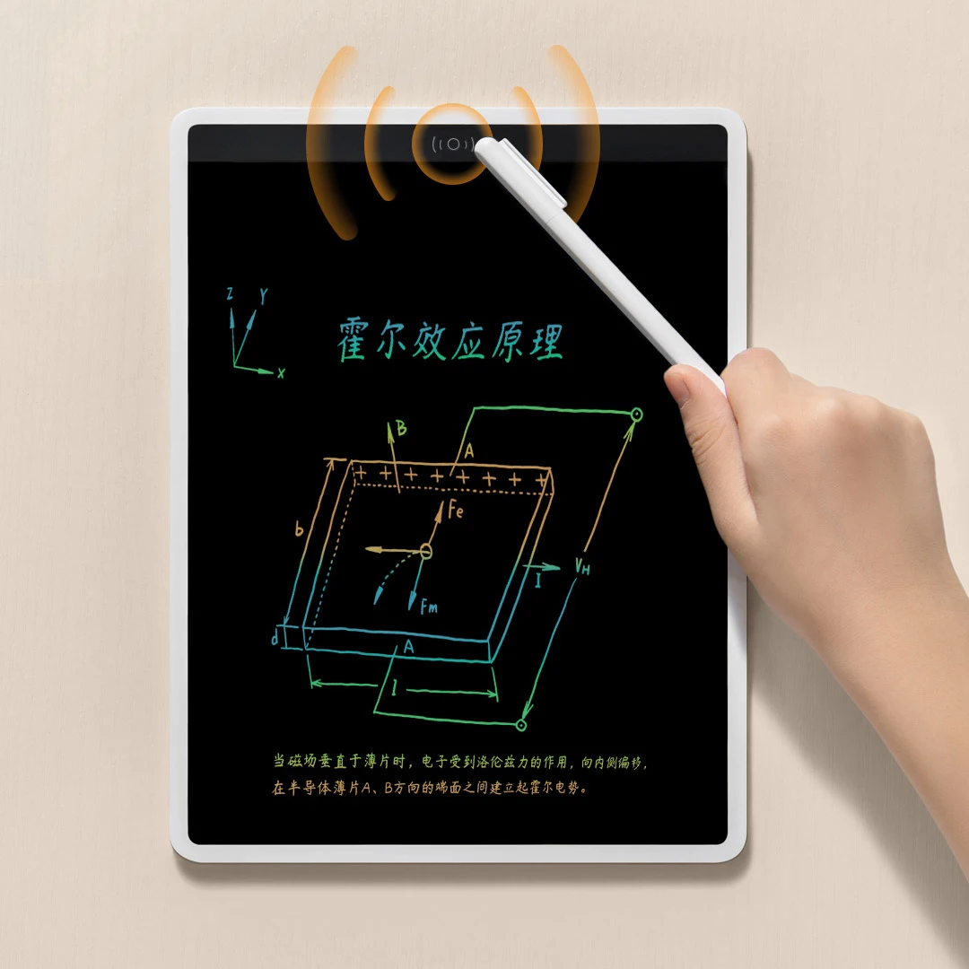 Imagem -05 - Xiaomi Mijia Lcd Blackboard Cor Versão 10 13.5 Polegada Colorida Escrita sem Poeira e Tinta Desenhar Estudo Placa de Mensagem para Crianças