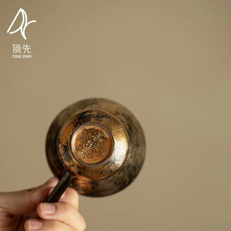 Zhino Gilded Fragrant Coffee Household Ceramic Host Cup High-Value Afternoon Kung Fu Tea Set Simple Design