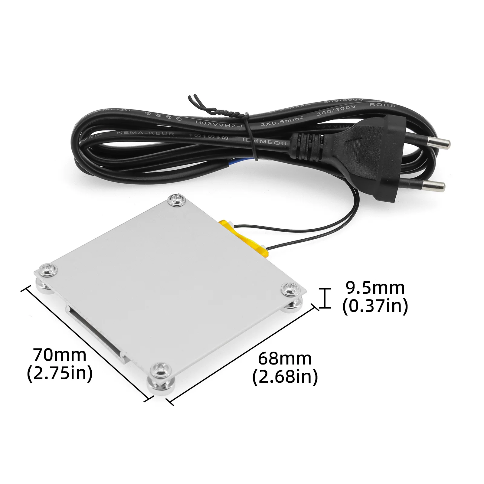 Imagem -04 - Retângulo Alumínio Aquecimento Solda Chip Desoldering Bga Split Plate Removedor de Led Ferramenta de Demolição de Tiras de Lâmpada 300w 600w