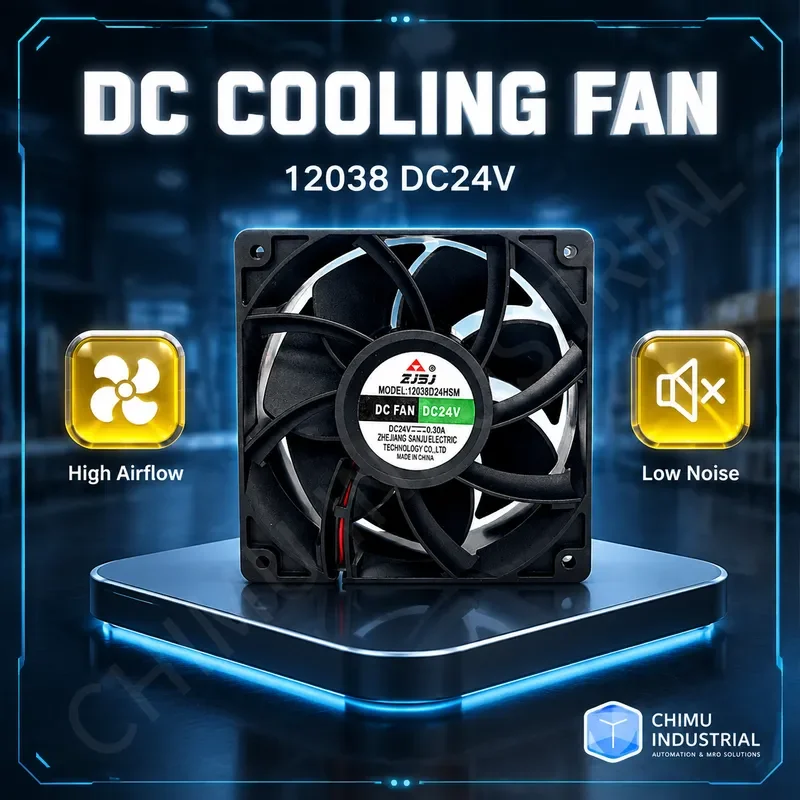 【CHIMU INDUSTRIAL】 for 12038 DC Cooling Fan 120x120x38mm 12V 24V