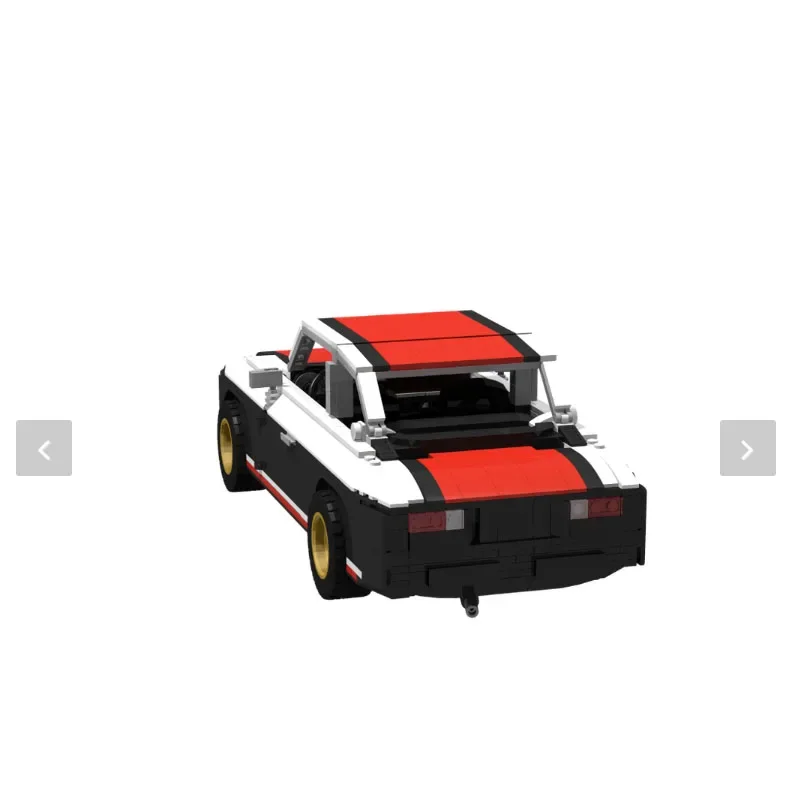 MOC- 114550 Super corrida esportes carro competição blocos de construção model1430parts educação menino crianças aniversário blocos de construção toygift