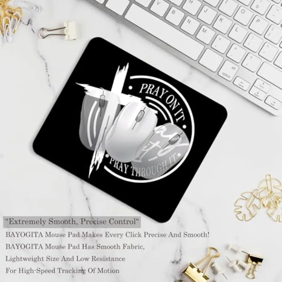 Christian Mouse Pad - er Office Desk Mousepad, Prayer Religious Office Decor, Christian Gifts for Women, Coworker Gifts, Gift f