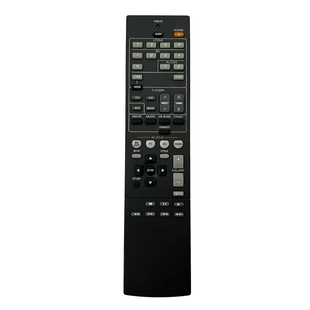 New Remote Control For Yamaha HTR-3066 HTR-3066BL YHT-4910U RX-V373 RX-V373BL RX-V375 RX-V375BL Home Theater AV Receiver