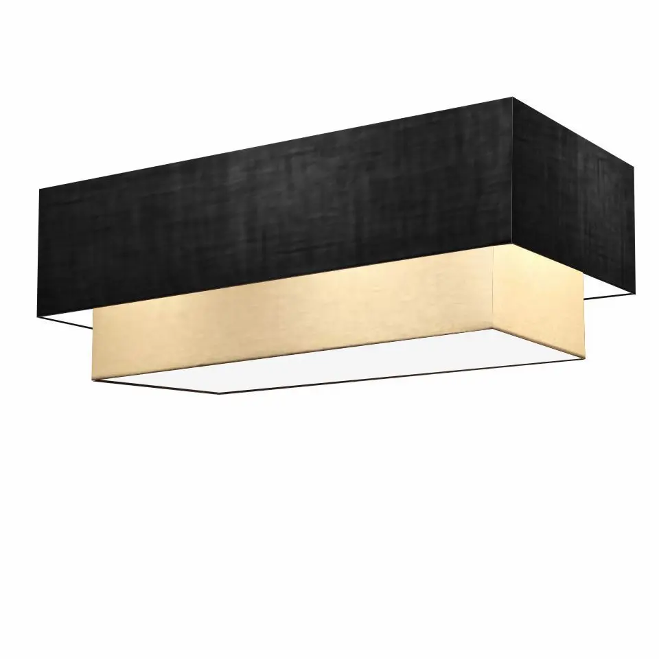 Plafon For Room Rectangular SL-3071 Beige Black Color Dome