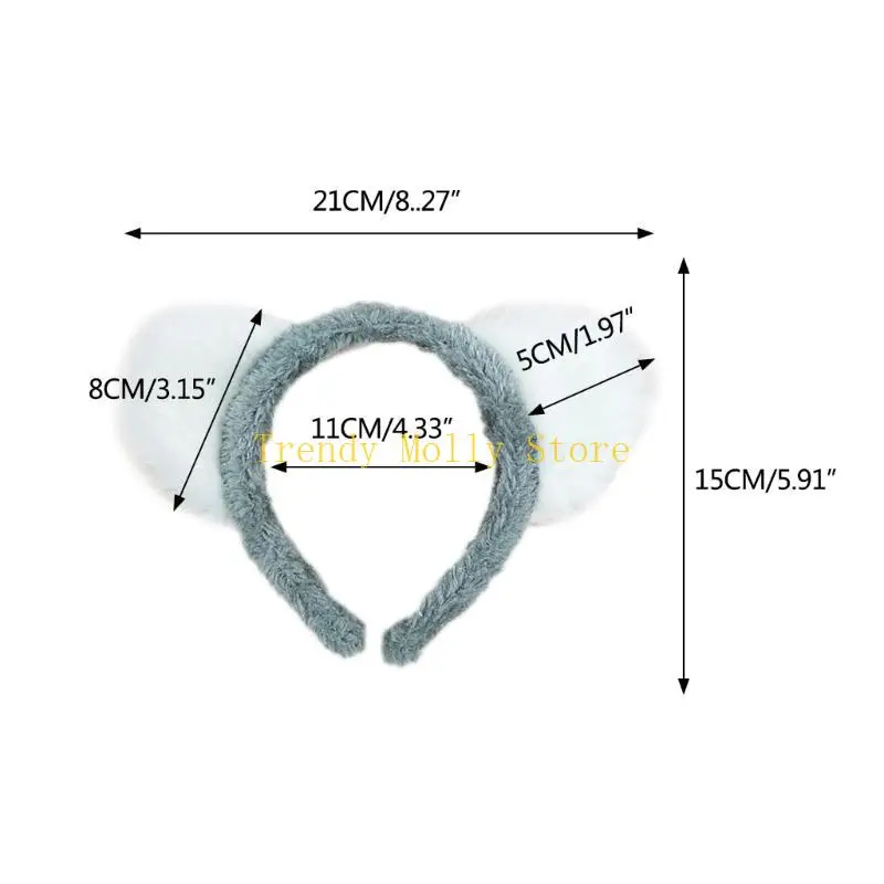 N5KB Animal Bandband Tête Ornement décoratif Artisanat Accessoire maison pour Kid Girl Boys Birthday Gift Supplies