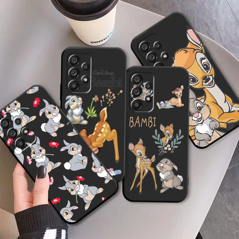 

Disney Bambi Art Classical For Samsung A53 A52 A33 A32 A51 A71 A21S A13 A73 A55 A22 A23 A35 A72 A54 A12 5G Black Back