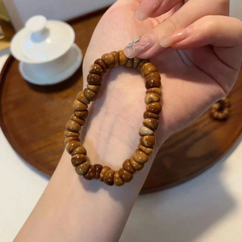 

Garlic Clove Cook's Intestine 8.6mm Cultural Accessories Buddhist Beads Jewelry Bracelet Necklace