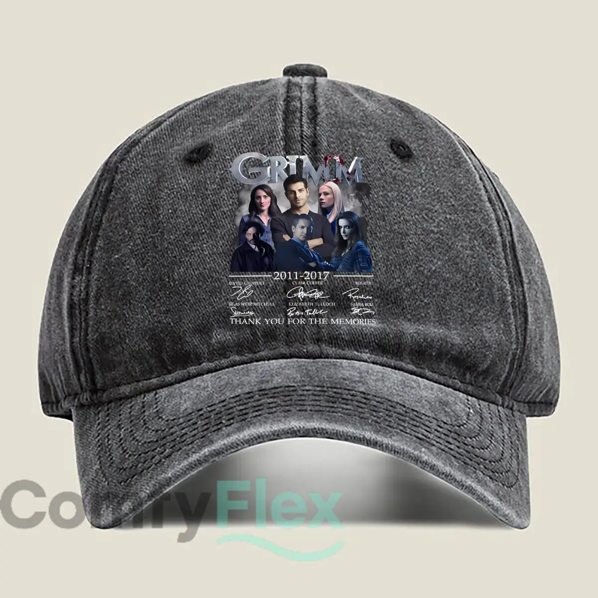 Grimm TV Show Fan Art Fashion Washed Baseball Cap Hat Outdoor Activities