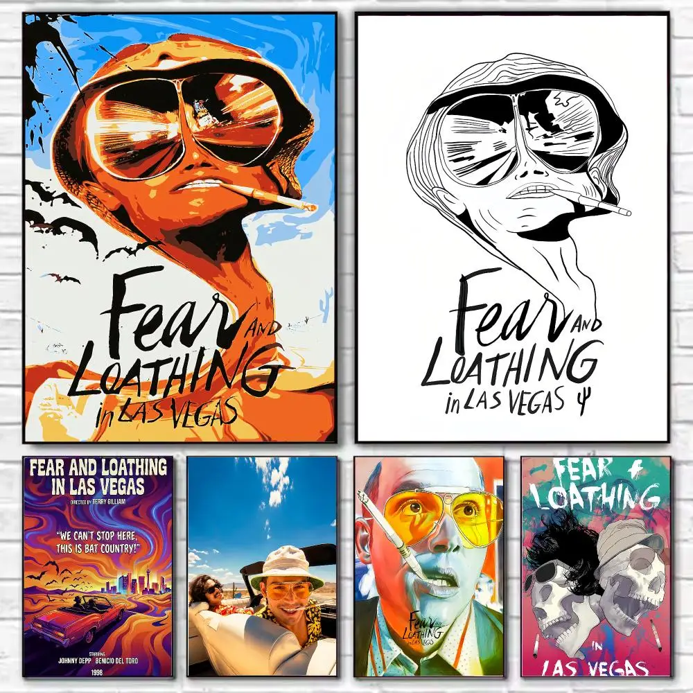 Fear and Loathing in Las Vegas Poster HD Decorative Wall Art for Living Room Bedroom Café Stylish Home Décor Gift