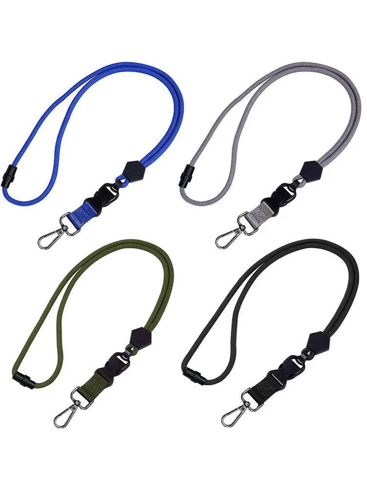 Porte-clés tour de cou réglable, lanière multifonction pour téléphone portable, Badges Anti-perte, Clip pour carte d'identité, sangles de cou, porte-clés