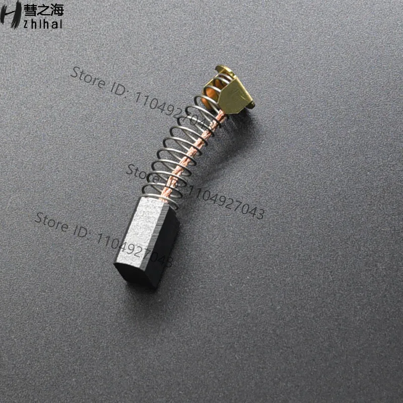 10PC 902 copper-containing DC motor 6.3 * 9.5 * 13 spring carbon brush wear-resistant specifications support customization