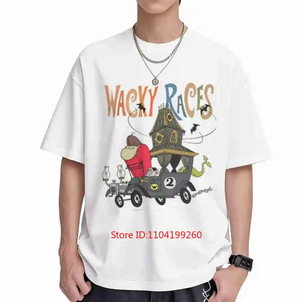 Crazy Races Cartoon Cowardly And Muttley Short Sleeve Tee 100% Cotton T-Shirt