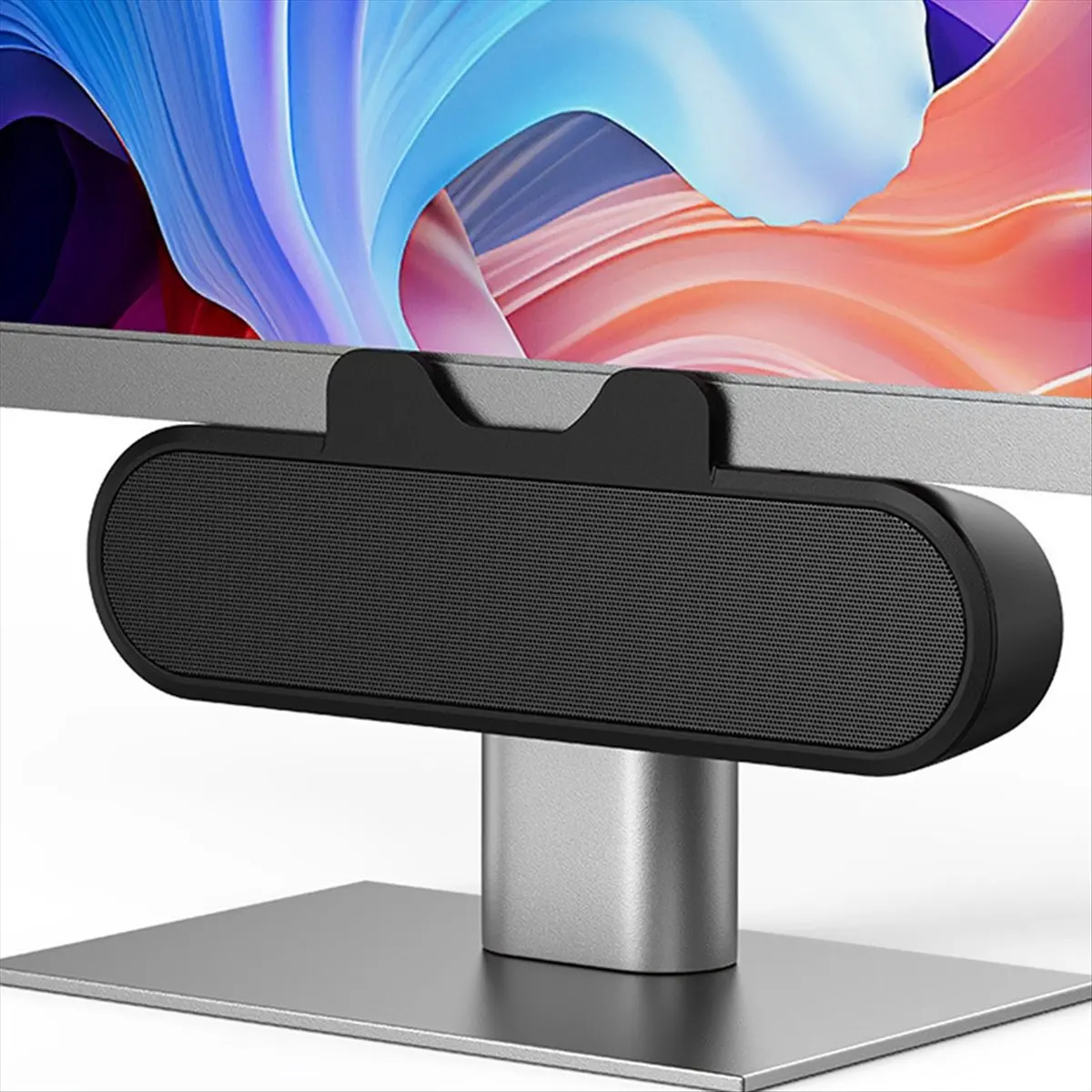A003 PC Speaker Desktop Computer Speaker Easily Clamps Display Volume Control Laptop Speaker Mini Sound Bar Desk Speaker