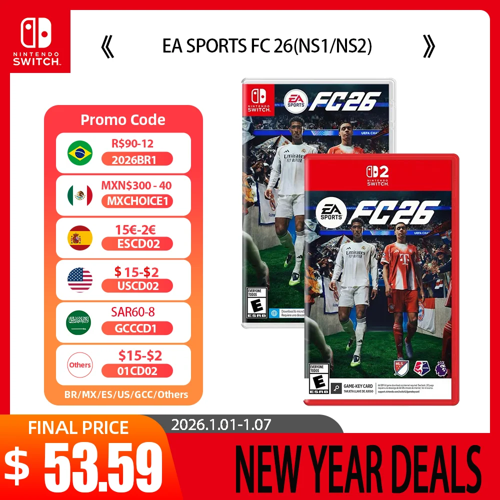 Nintendo Switch Game - EASPORTS FC26 - for NS1/ NS2 Games