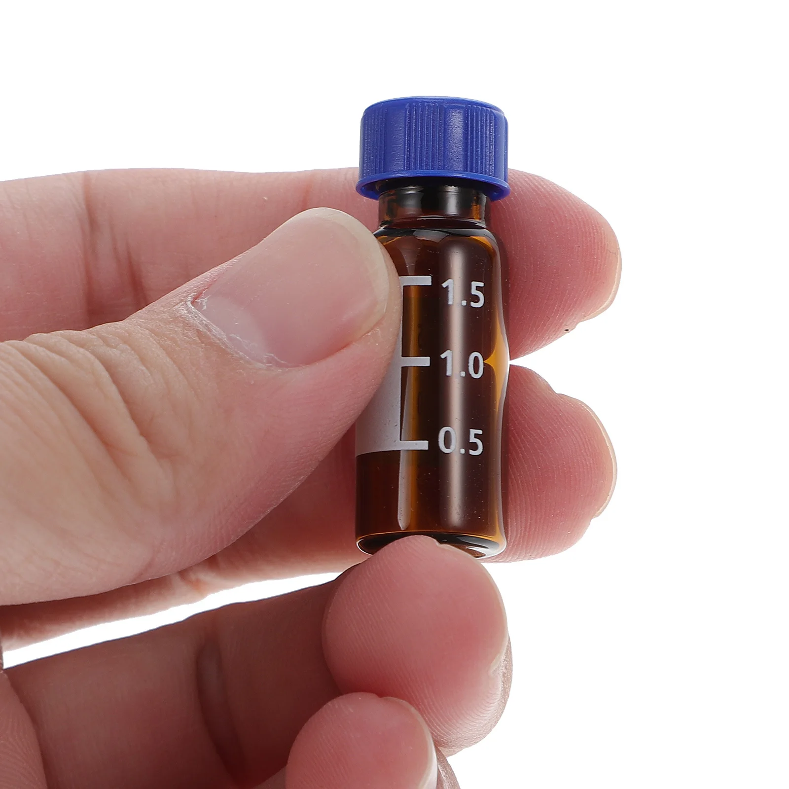 

100 Pcs Liquid Vial Sample Bottles Mini with Lids Transparent Glass Vials Clear Container