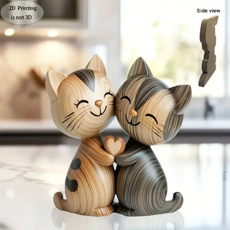 Patung Pasangan Anak Kucing Ka - Home Decor Enthusiast ulasan dan harga