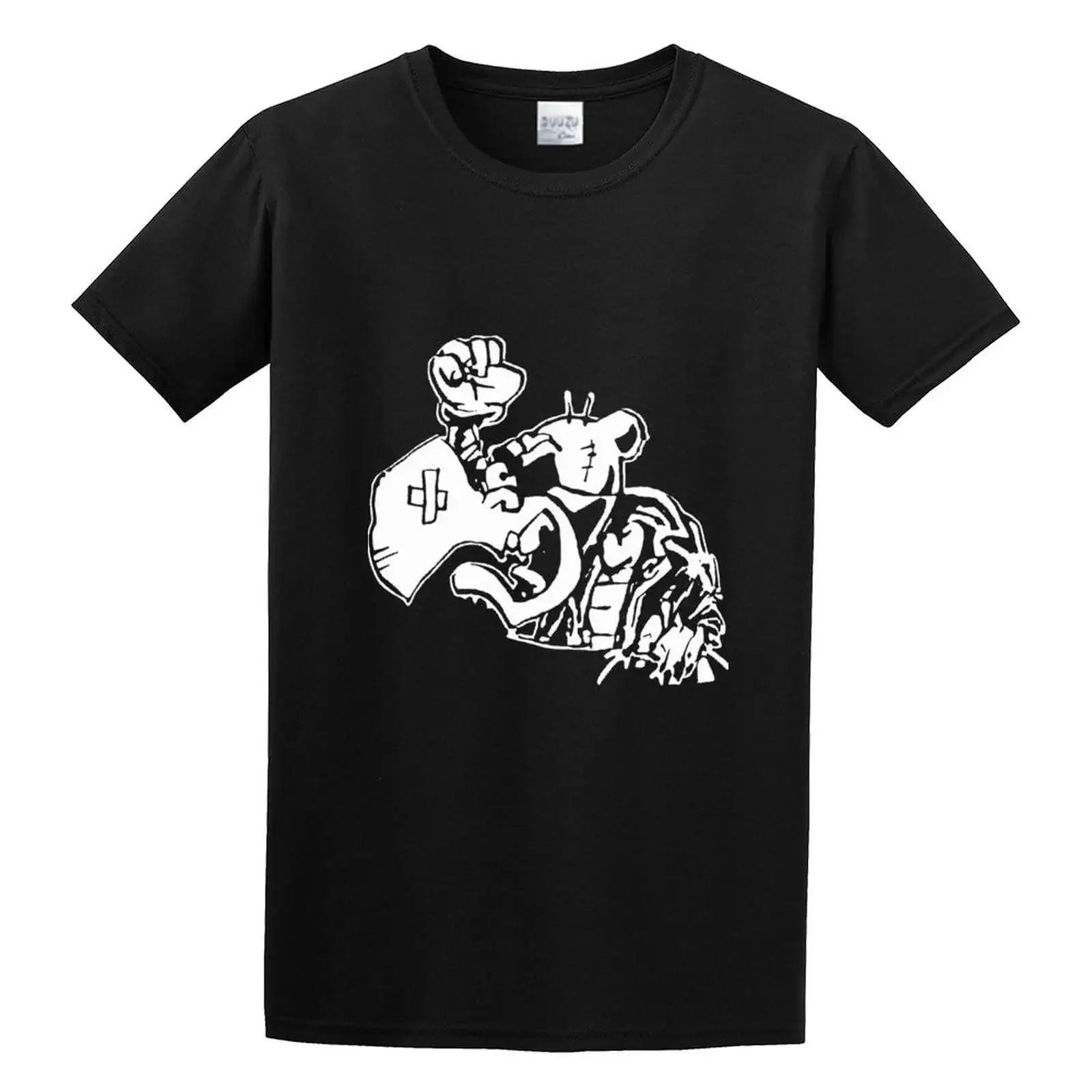 Camiseta T Shirt Extremoduro Delto Rock Progresivousicainex003 Black Men's Funny 100 Cotton vintage Washed streetwear Soft