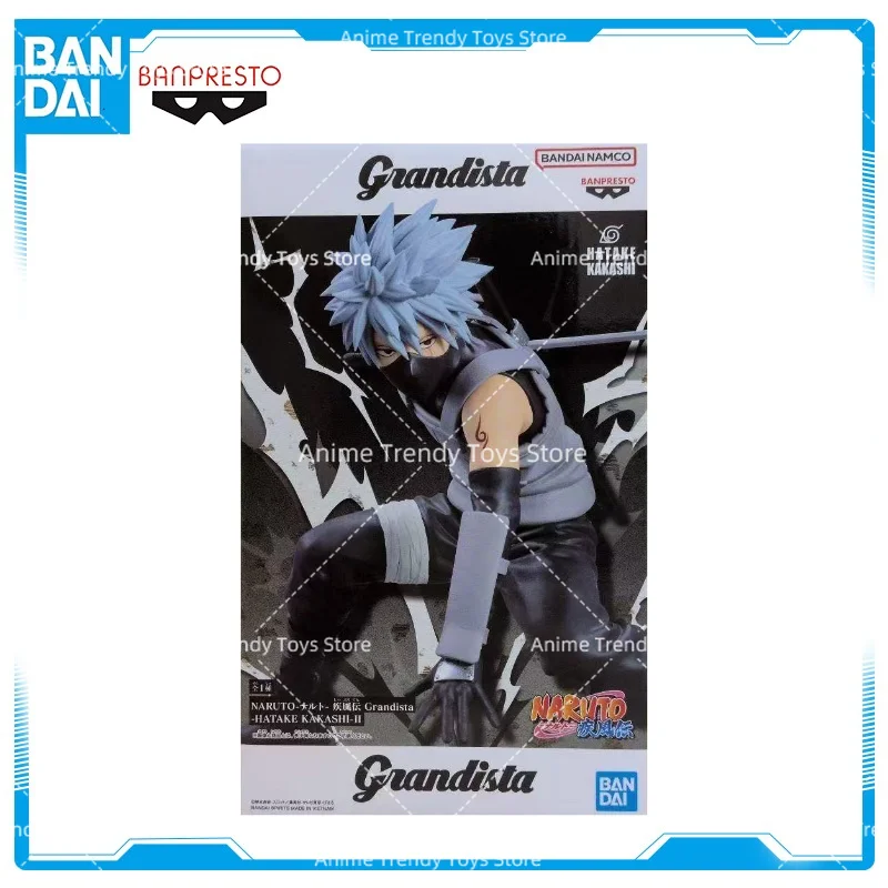 Oryginalne figurki anime BANDAI Banpresto Grandista Naruto Shippuuden Hatake Kakashi dostępne od ręki, zabawki figurki akcji WY