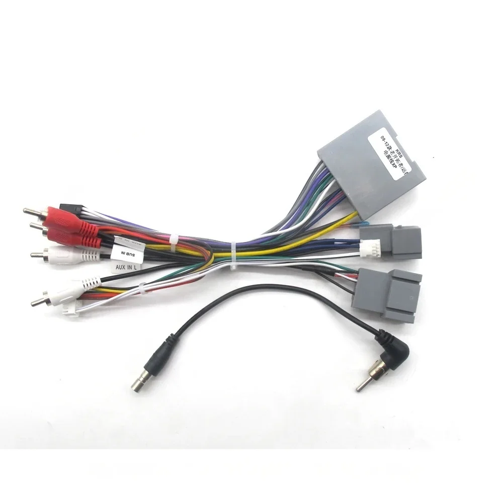 Car Audio Wiring Harness 16 Pin Cable for Ford Mustang/F150/Expedition/Explorer, Chevrolet Blazer Stereo Installation