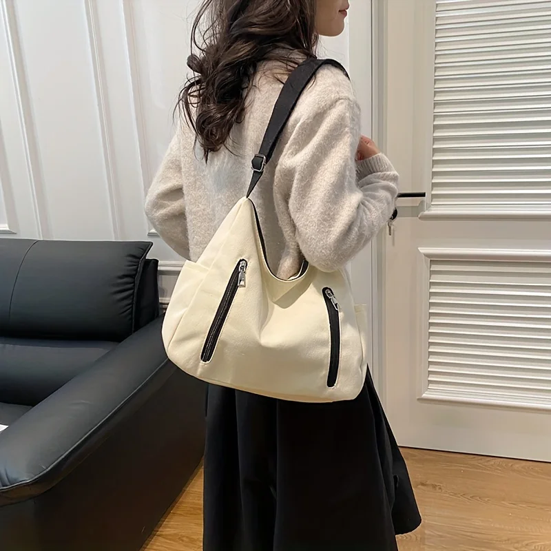 

New Minimalist Hobo Shoulder Bag, All-Match Casual Handbag For Women, Commuter Bag