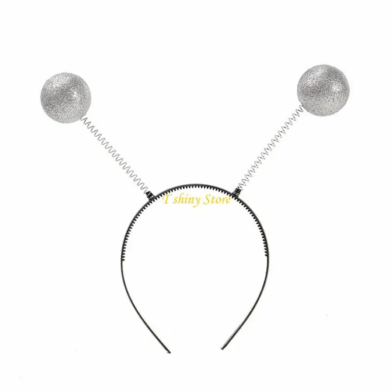 

N58F Kids Antenna Headbands for Party Halloween Headwear for Music Festivals Photo Booth Props for Girl Photography