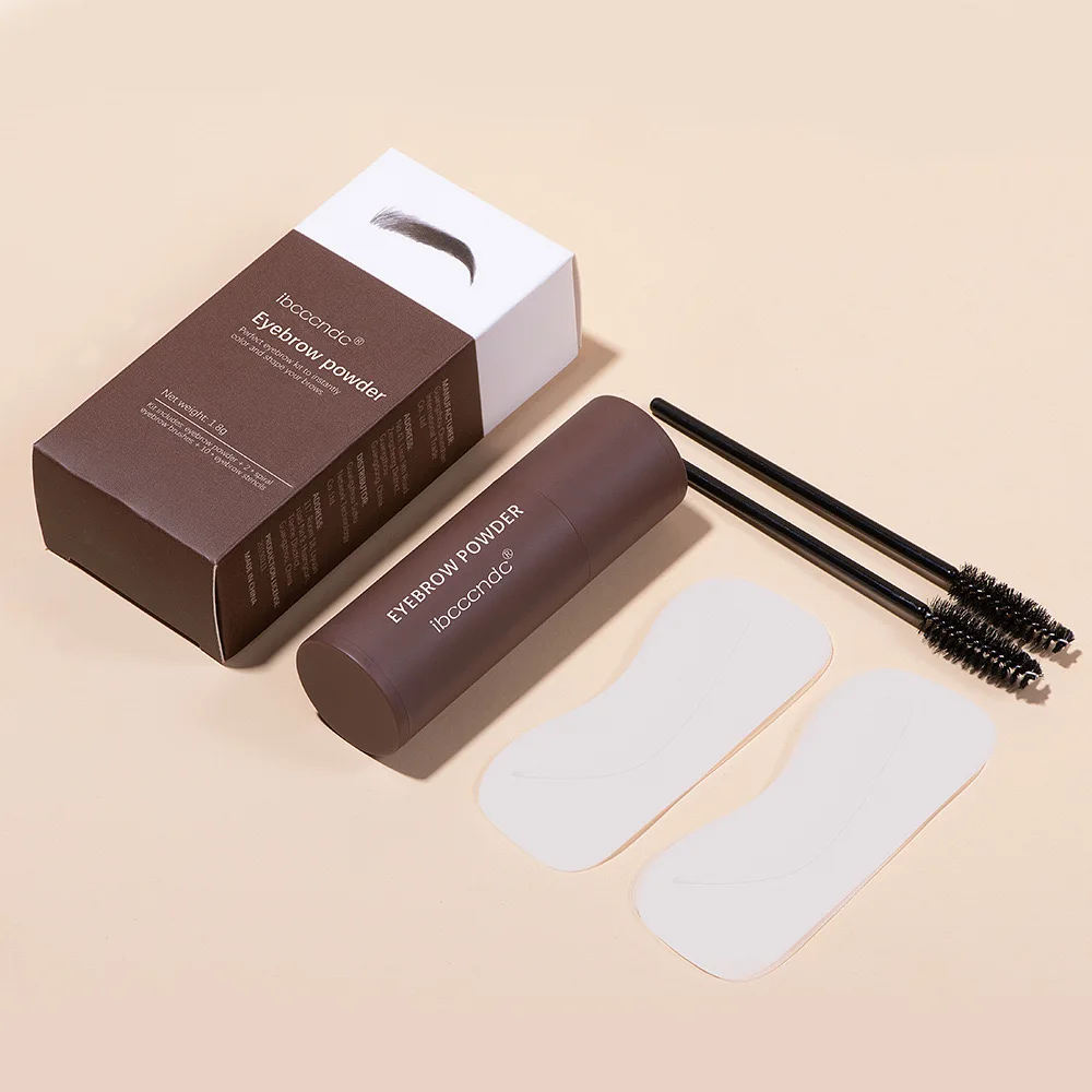 Long-Lasting Eyebrow Print Set-Beginner One-Step Eyebrow Powder Makeup Tools