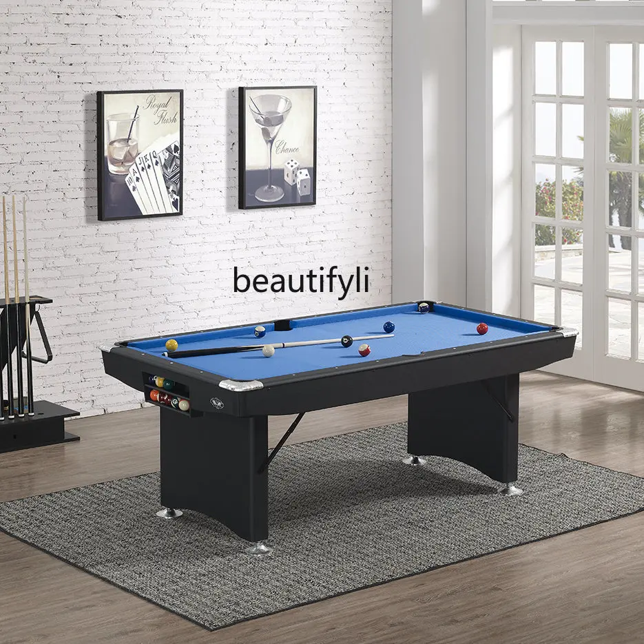 Household folding adult small fancy nine-ball table non-standard billiard table American black eight-table case