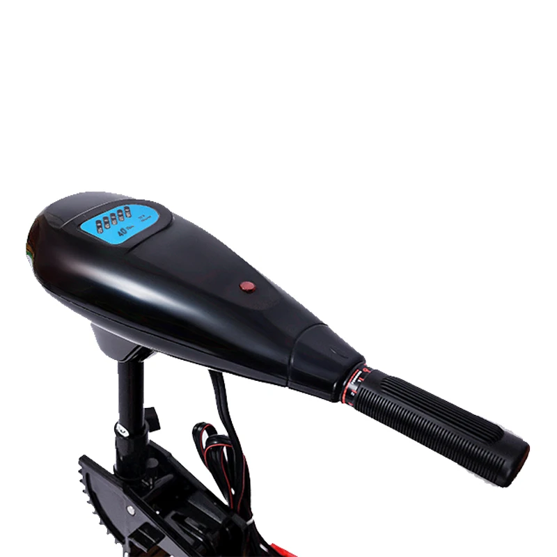 Solar Marine DC 12V 40LBS 480W Trolling Electric Motor Transom Mounted Outboard Engine For Inflatable Kayaks Boats