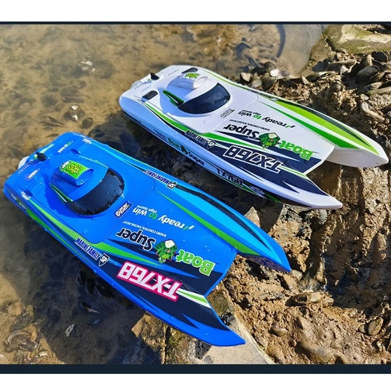 Barco de Control Remoto Ccountry Sports Tx768 2.4G, Turbo Jet sin Escobillas, Barco de Carreras Eléctrico de Alta Velocidad para Deportes Acuáticos para Adultos