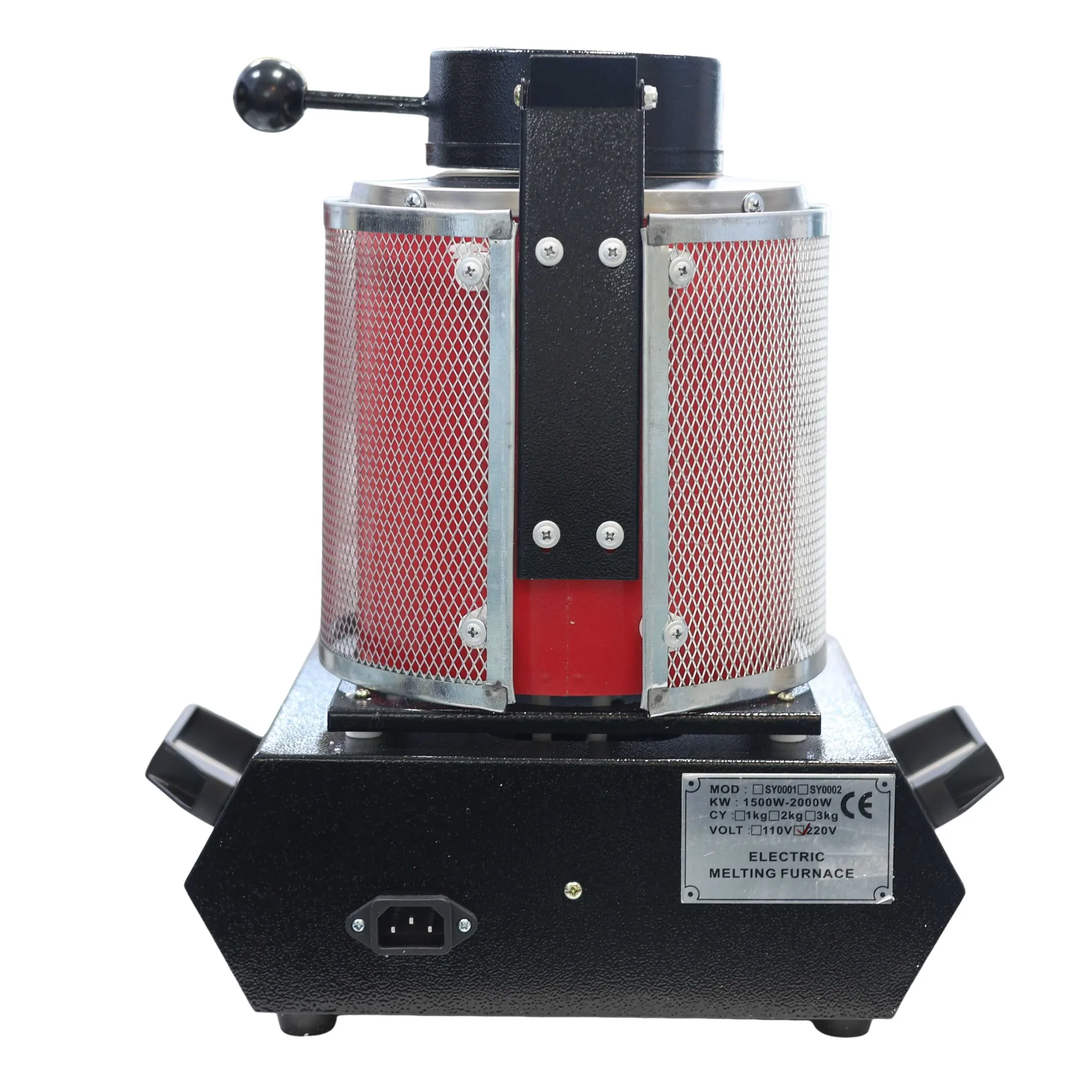 Forno di fusione per attrezzature per gioielli da 1 kg Piccolo forno di fusione per oro Mini forno di fusione portatile