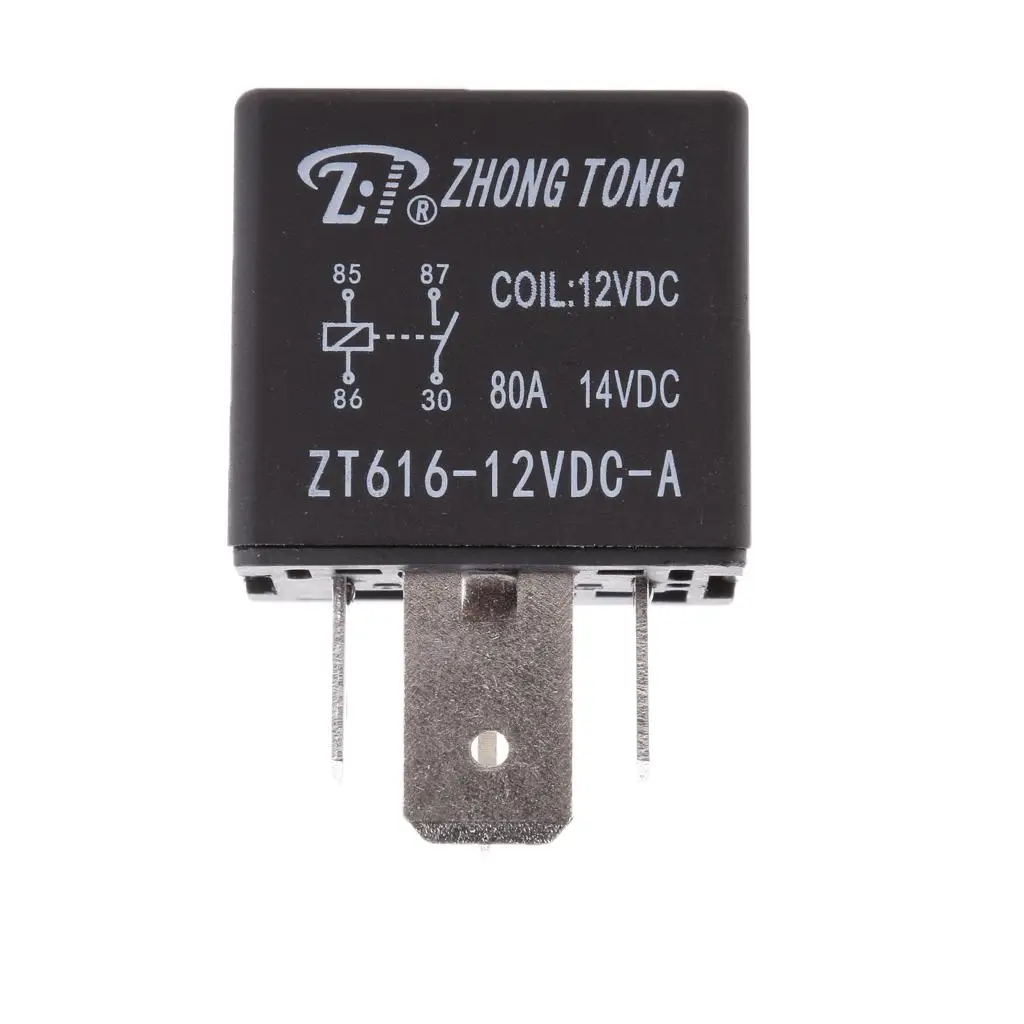 12V 80A On/Off Normally Open Relay Truck Boat for Car Automotive Truck