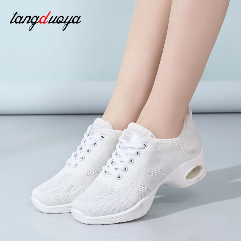 Lightweight Dance sneakers Women Breathable Jazz Dance Shoes Sport Fitness Shoes Ladies Ballroom Dance Shoes Plus Size 41