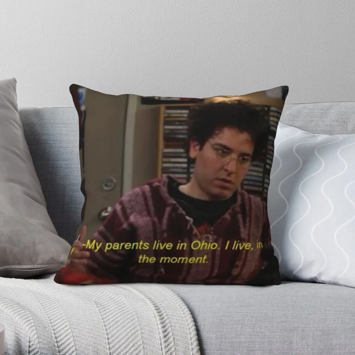 How I Met Your Mother Ted Mosby Pillowcase Polyester Linen Velvet Pattern Zip Decor Pillow Case Sofa Cushion Cover