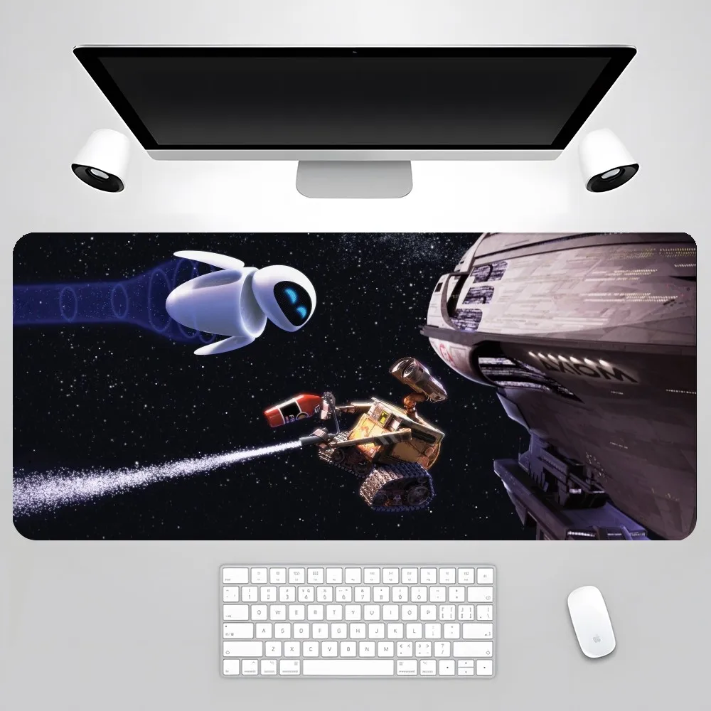 Disney WALL-E Mouse Pad Gamer Pc Gaming Accessories Rubber Mat Mausepad Deskmat Mats Keyboard Cabinet Mause Laptops