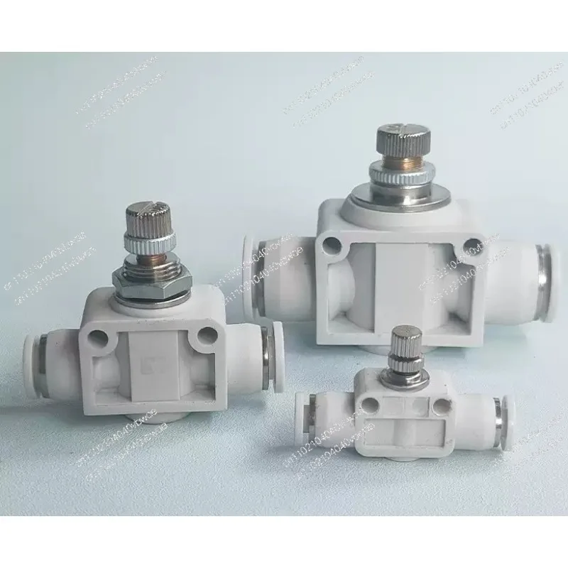 Pneumatic pipe throttle valve LSA-4/6/8/10/14/16 intubated one-way speed control valve