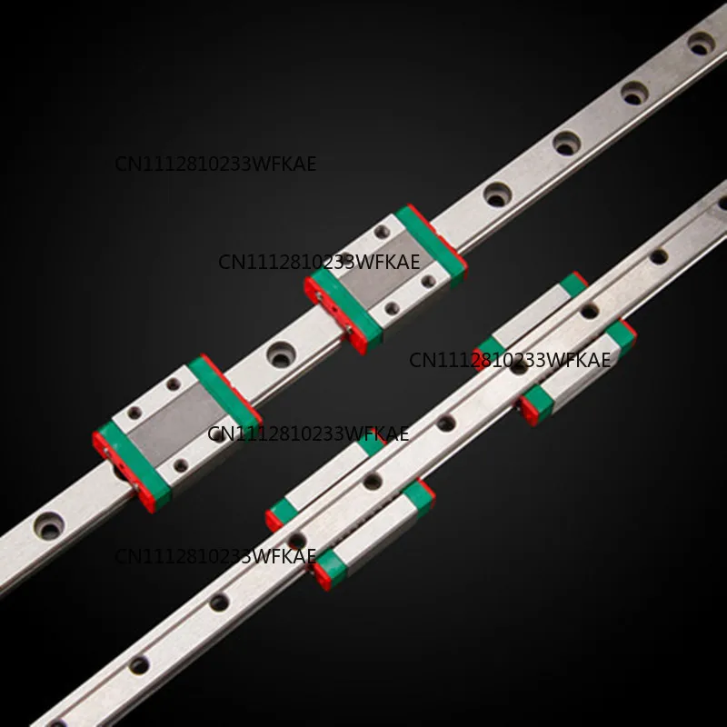 1PC LML9B Miniature Linear Rail Guide Rail 9mm Width+Slide Block Linear Guide Rail Print Parts CNC
