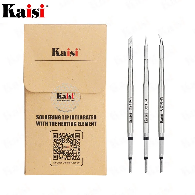 

Kaisi C210 C245 Soldering Iron Tips Compatible T210 T245 Soldering Station Replacement Heating Core Welding Cartridges