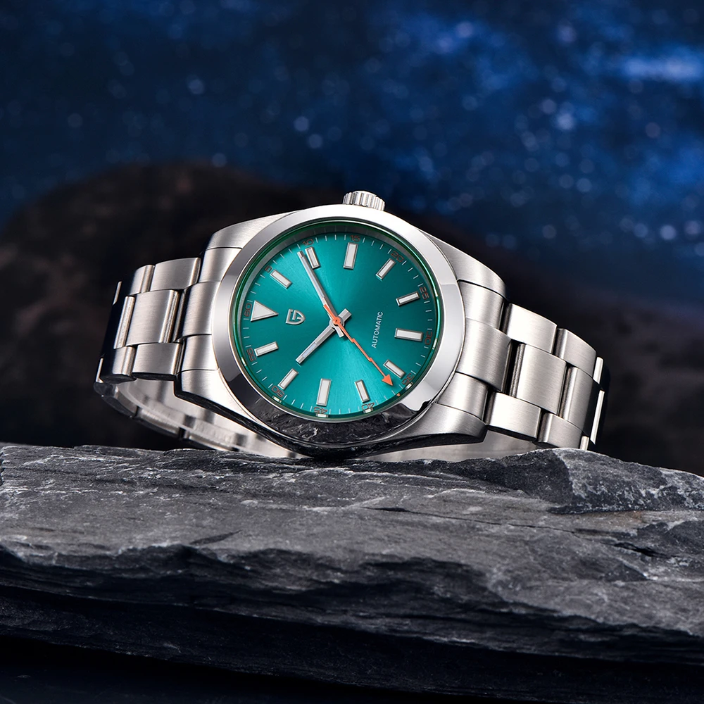 PAGANI DESIGN ساعة رجالي 2025 ساعات أوتوماتيكية ميكانيكية فاخرة جديدة للرجل علوي الياقوت مرآة ساعات المعصم الفولاذ المقاوم للصدأ