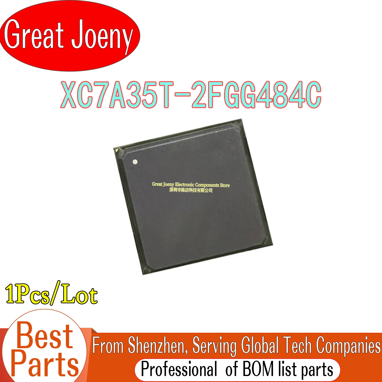 100% Brand New Original XC7A35T XC7A35T-2FGG484C XC7A35T-FGG484 IC Chipset FBGA-484