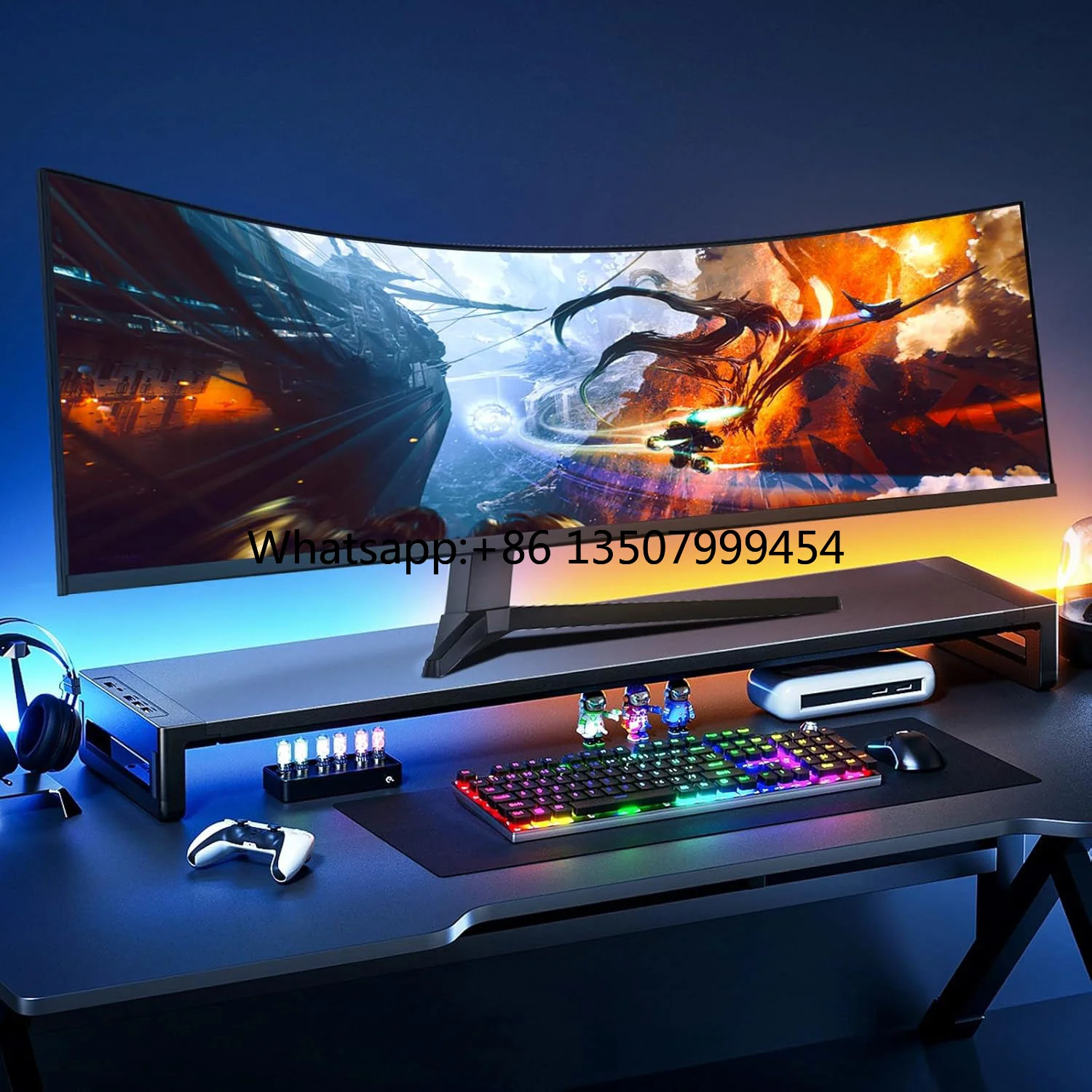 Factory 49 Inch Gaming Monitor 5120*1440 Curved 5K Wide VA Screen Office Monitor Gaming Monitor