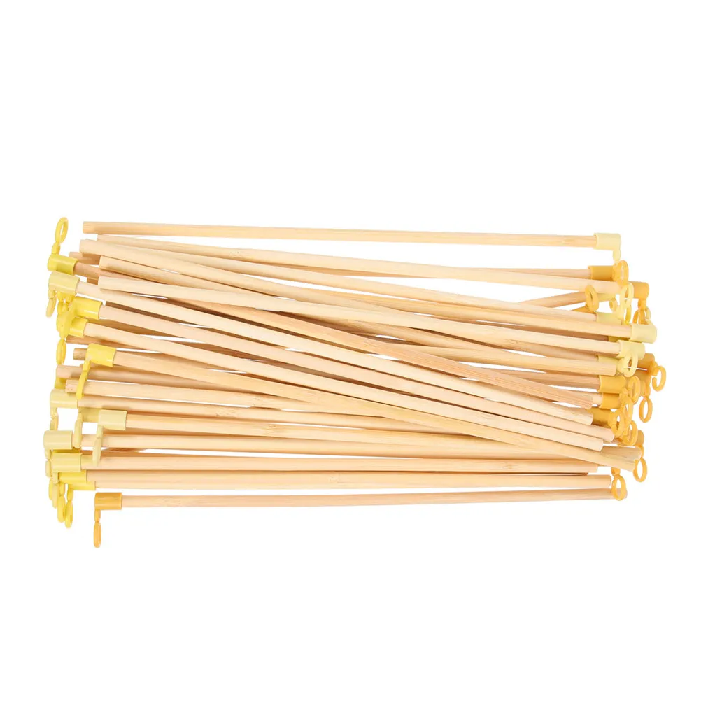 50Pcs Wood Lantern Rods ABS Lantern Sticks for Homemade Lanterns Compact Storage Friendly Sturdy Deformation Resistant Smooth