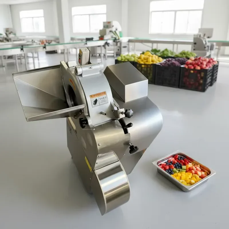 Commercial Automatic Frozen Meat Dicer Meat Cube Fruit Vegetable Dice Potato Slicing Dicing Cutting Machine