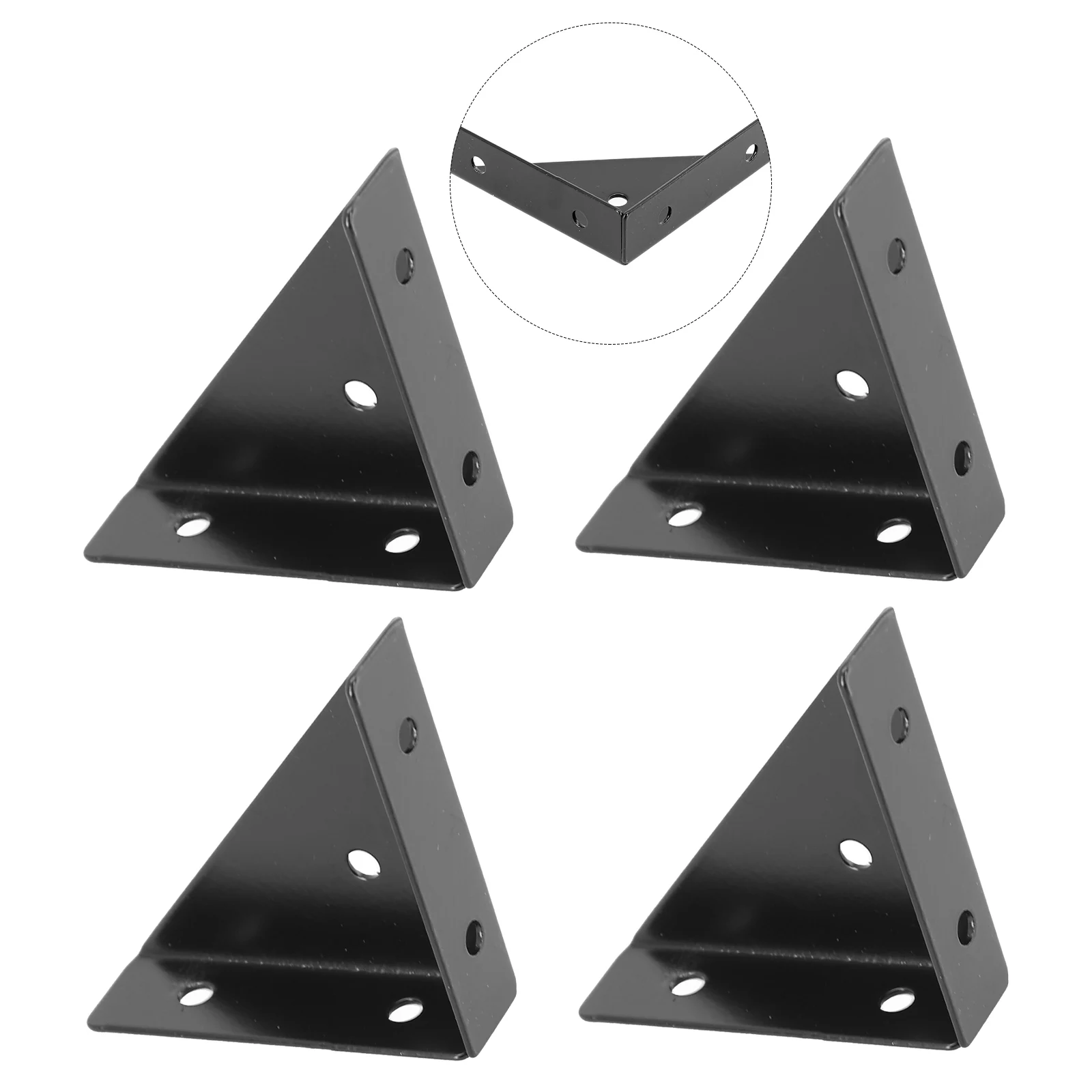 

4pcs/lot Heavy Iron Angle Corner Brackets Protector 90° Angle Code Corner Fitting Right Angle Corner Stand Home Improvement