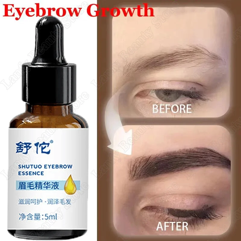 Eyebrow Eyelash Growth Serum Rapid Growth Hair Anti Hairs Prevents Loss Damage Treats Thickened Eyebrows Make-up Care Products