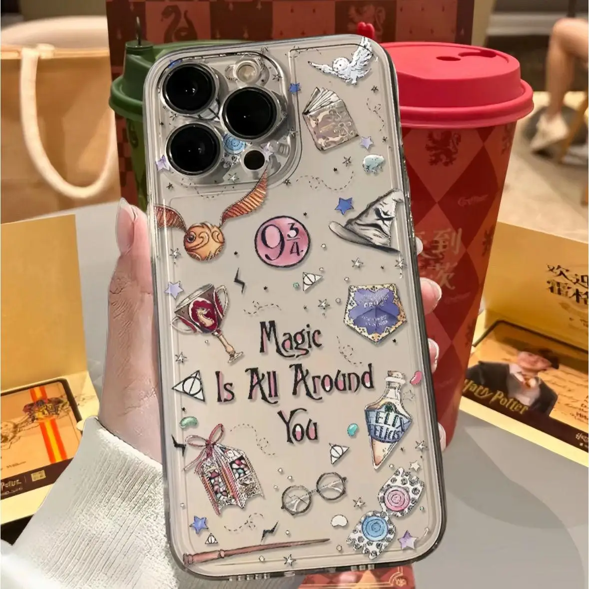 Couple Potters Wand Harries Phone Case for Xiaomi POCO X6 X5 X4 X3 Pro X3 GT X4 NFC F5 Pro F3 M3 Mi 11 Lite 5G NE 11T Pro Cover