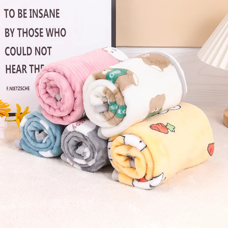 1 unidad de cama para perros y gatos, manta cálida adecuada para todas las estaciones, manta de franela para perros, cojín, manta para mascotas para gatos y perros