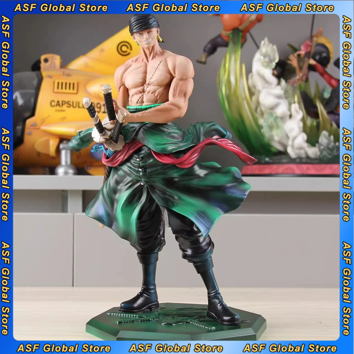 

26 см Новая ONE PIECE аниме-фигурка Ророноа Зоро периферийная модель сцена статуя украшение для рабочего стола детские рождественские подарки игрушки